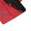 For Motorola Moto G86 5G Wallet Case Leather Phone Cover Stand with Curved Line Design