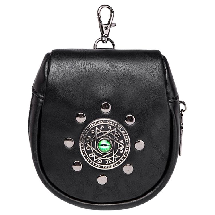 Portable Medieval Coin Bag PU Leather Belt Pouches Retro Waist Pack for Renaissance Halloween and Costume Parties