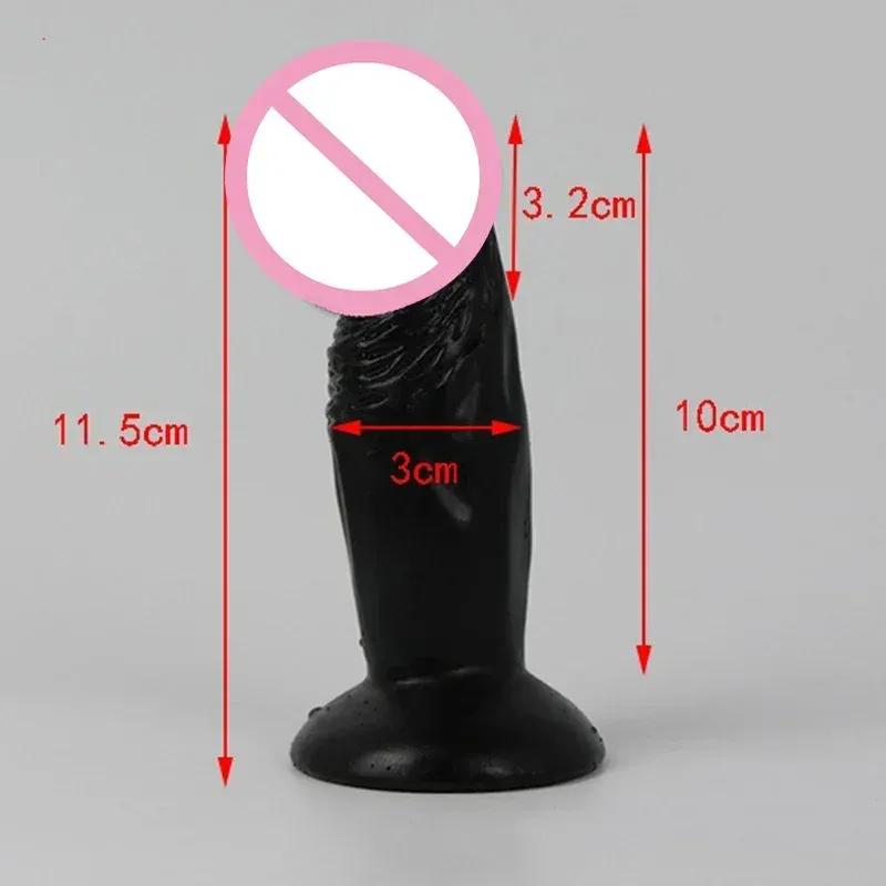 Mini Soft Dildos Small Artificial Sucker Cup Penis Vagina Anal Plug Sex Toys For Adult Masturbator Prostate Stimulator Sex Toys