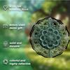 Metal Wind Spinner Mandala Wind Chime for Outdoor Indoor Decor All Season Holiday Gift Housewarming Decoration No Electricity Needed