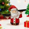 Christmas Santa Claus Tray Cartoon Snowman Cake Stand Candy Snacks Treats Holder with 3 Trays Xmas Holiday Party Decorative Tray