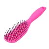 Portable Anti Static Styling Hair Brush Heat-Resistant Plastic Curved Vent Drying Brush 9 Row Rack Wide Tooth Scalp Massage Comb