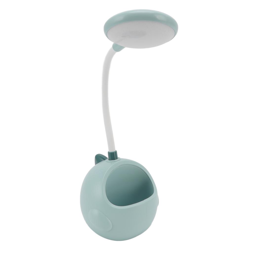 Small Desk Light with Pen Holder Comfortable Decorative Practical No Noise LED USB Small Table Lamp