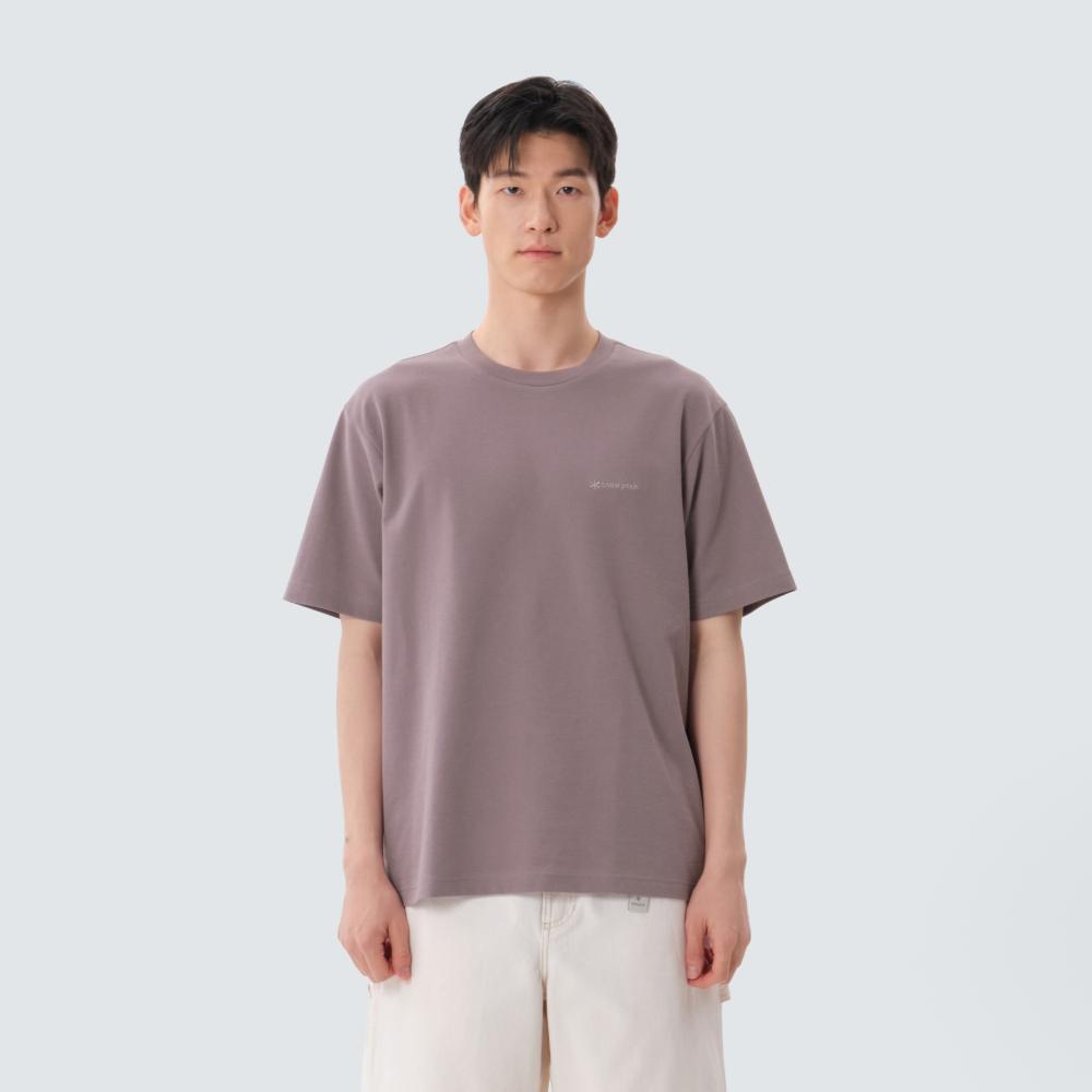 SNOWPEAK Sorona Basic Short Sleeve T-shirt Dusty Violet (S25MMFTS04)