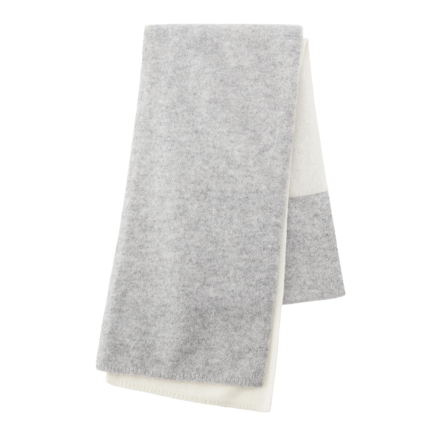 

Mila Schon Moonbat Washable Cashmere Mini Color 100% Scarf, Women s, Block, Gray, 24-062-48036