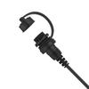 USB2.0 3.1 Type C Port Car Dashboards Panel Mount Cable Male to Female Extension for Boats Motorcycle