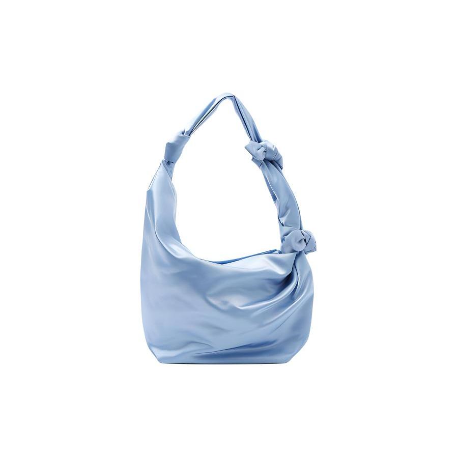 New COS Polyamide Handbag Shoulder Bag Unisex Light Blue 1214245003