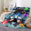 Custom 1pc Sonic Adventure Space Blanket, Soft And Comfortable Blanket, Casual Warm, Camping Travel Blanket, Birthday Gift Q912192