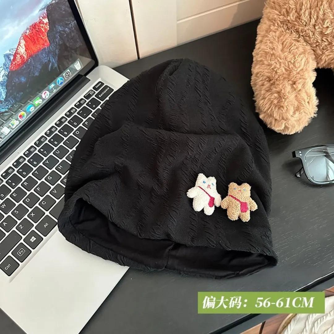 

sleeping can wear nightcaps, pregnant women with big head circumference, maternal windproof bag head, high value, cold hat woman