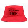 Frankreich Print BIEN Bob Wendbare Fischerhüte Herren Damen Baumwolle Outdoor Kappen Fischerhut Mädchen Junge Chapeau Bob Hüte
