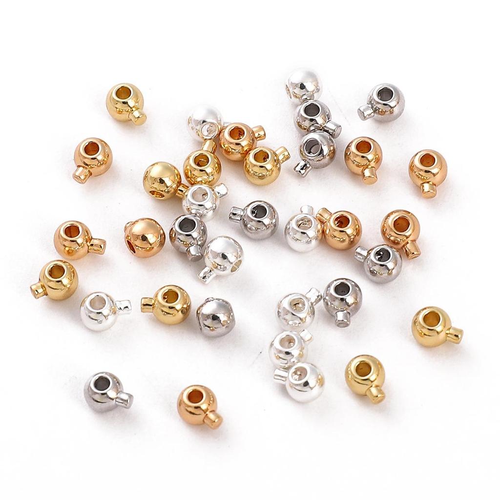 Copper Circular Positioning Fishwire Buckle for DIY Jewelry Making 1 Pc