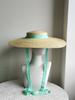 Oversized Brim Sun Hat Women's Straw Hat Beach Hat European and American Fashion Catwalk Flat Hat Chapeau Femme 2025