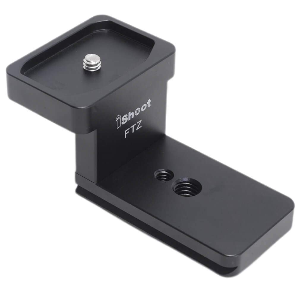 

iShoot Lens Support Collar Camera Ring Tripod Mount Tripod Mount Ring Lens Bracket Collar Tripod Socket Compatible with Nikon FTZ Mount Converter Lens чорний