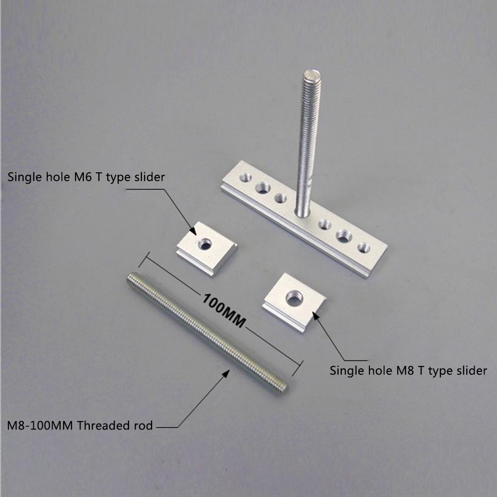 LNIMI M6 T-Track Slider Sliding Nut Aluminum Alloy T Slot Nut For Woodworking Tool Jigs Screw Slot Fastener 10Pcs LNIMI M6 T-Track Slider Sliding Nut Aluminum Alloy T Slot Nut For Woodworking Tool Jigs Screw Slot Fastener 10Pcs