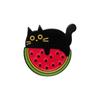 Creative Fruit Cute Series Metal Brooch Set Featuring Adorable Avocado And Peach Designs For Stylish Accessories And Fashionable