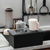 Pitcher Rinser Stainless Steel Free From Opening Kitchen Sink Automatic Glass Cup Washer for Hotel Bar Coffee Milk Tea Cup Black