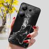 For Xiaomi Redmi Note 13 Pro 4G Case Black Silicon TPU Shockproof Soft Cover For Redmi Note13 4G 2024 Protect Capa 13Pro Coque