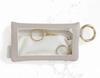 [FLOWERING] Flower Ring Smart Key Pouch (Anti-Static Version) Quilted Design GKP0030-BE (Beige)