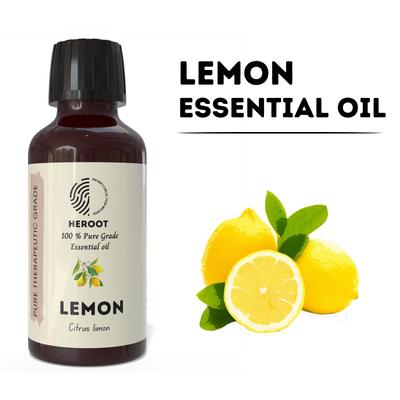Lemon Essential Oil – Pure Oil, Fresh Citrus Aroma, Natural Scent for Diffuser