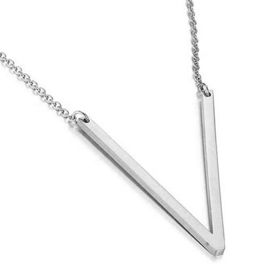 Women 26 English Letter Pendant Chain Necklace Choker Party Jewelry Gift