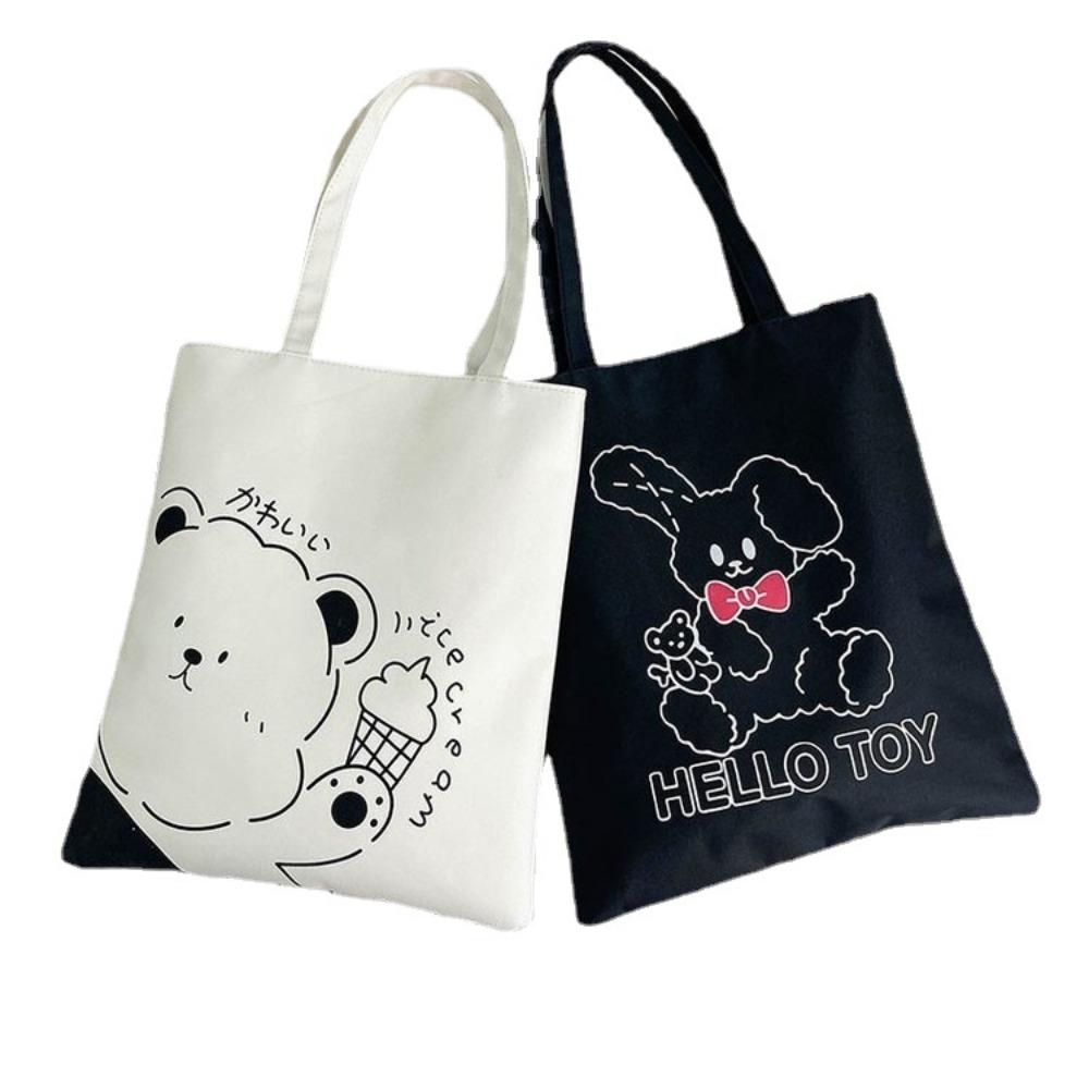 New large-capacity women's shoulder handbag Oxford cloth gift bag cute