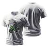 Summer Men 3D Print T-shirt Motorcycle Casual Wear Short-sleeved Cycling Suit Racing Lapel Shirt Overalls
