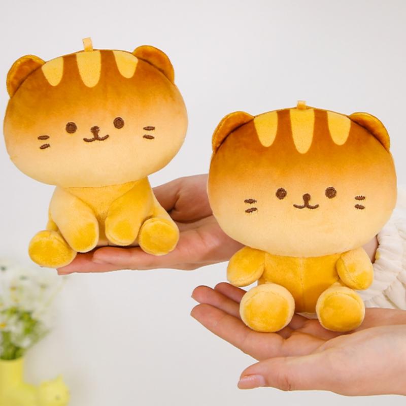 13/20/25cm Cartoon Cute Cat Plush Doll Pillow Fun Cat Shape Bread Cookie Biscuit Plush Toy Home Decor Gift For Children
