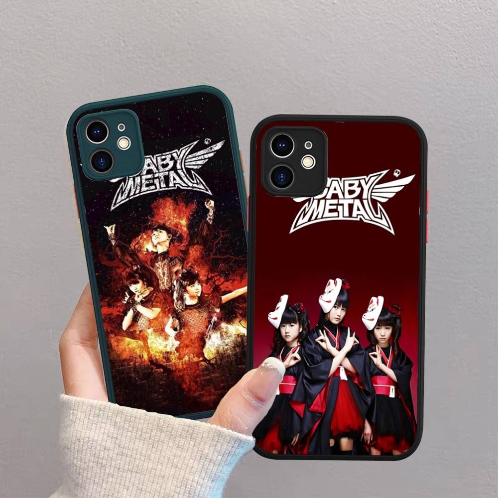 Music Japanese Pop B-babymetal For IPhone 11 12 13 14 15 16 Pro Max Plus Matte Translucent Phone Cover