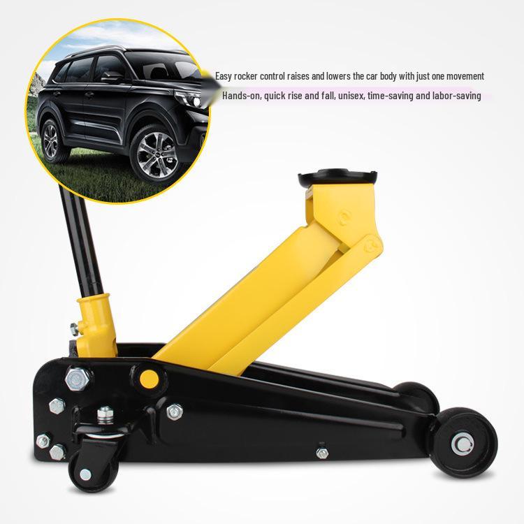 Ultra Low Profile 3 Ton Hydraulic Car Jack with Double Pump for Auto Repair and Tire Changes