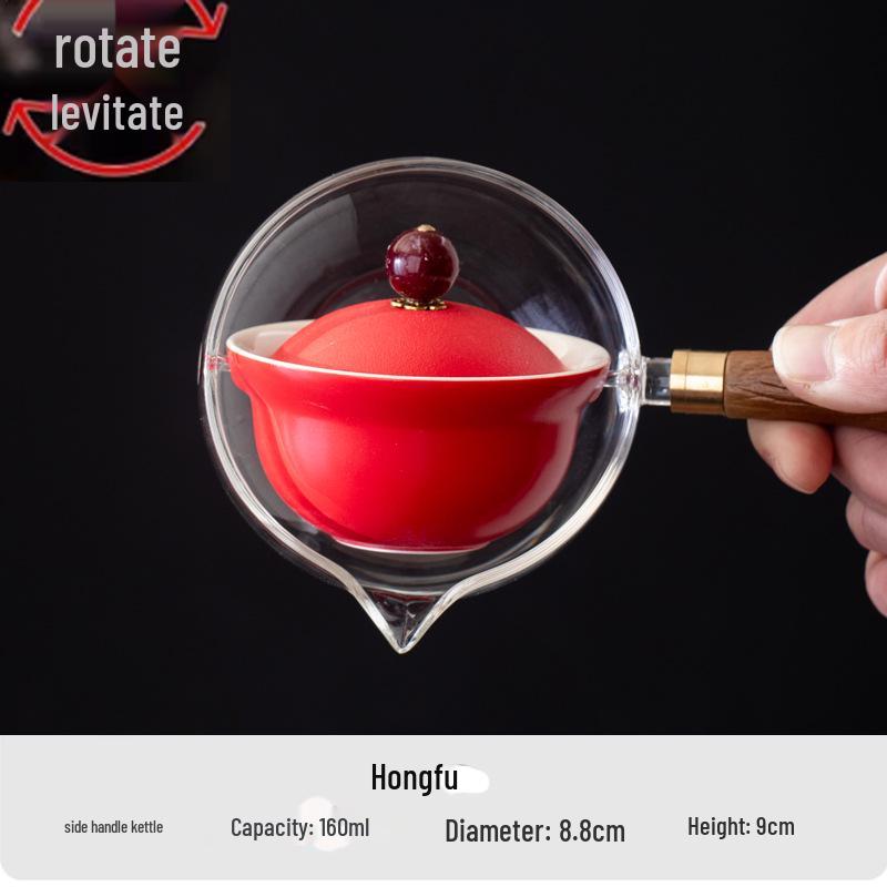 

2026 Portable 360-Degree Rotating Tea Set: Anti-Scald, Quick Brew, Perfect for Home, Travel and Gift-Giving