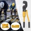Tagliatubi idraulico per tondini + Cassetta degli attrezzi portatile con ampio raggio di taglio e potente forza di taglio per elettricità, cantieri
