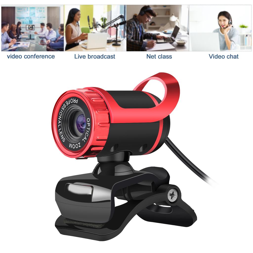 HXSJ S9 Web Digital Camera Rotatable Webcam 1080P Manual Focus BuiltIn Microphone for Windows Android TV