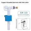 1Pcs G3/8 G1/2 Inch Connection Cistern Toilet High Pressure Side Inlet Valve Toilet Drain Valve Cistern Filling Valve
