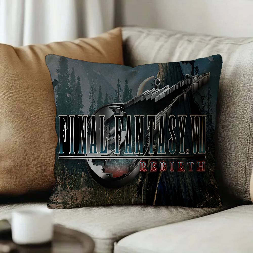 Classic F-Final Game F-Fantasy Personalized Pillow Cover Kids Bedroom Wild Party Decor Pillowcase kid Birthday shower Gift