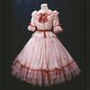 Remilia Scarlet Cosplay Dress Halloween Pink Dress [milky time] (L)