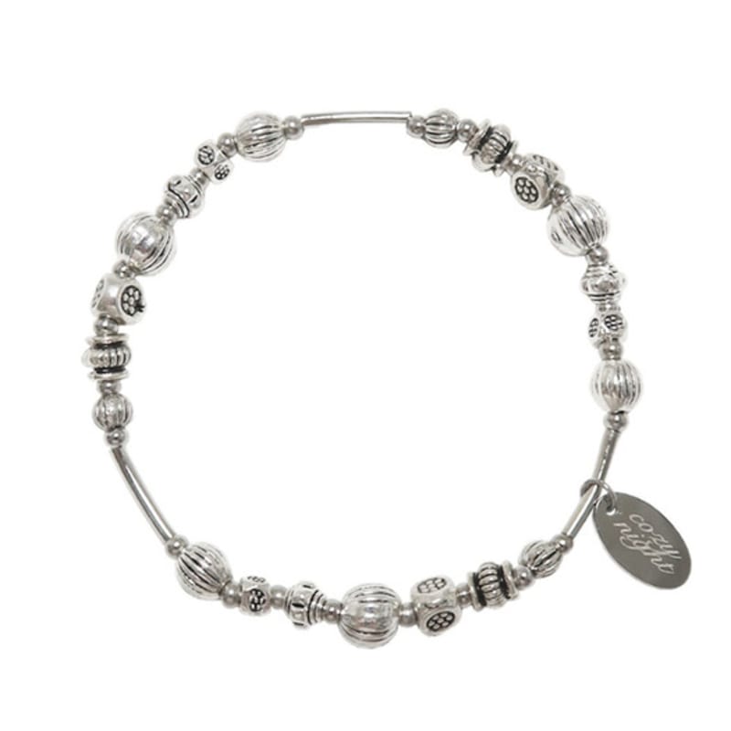 

821WEBSERVICE rondel pendant bracelet (silver) silver