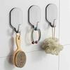 Bathroom Wall Hooks Towel Hanger Kitchen Hooks Towel Holder Wall Mounted 5 Pcs Utensil Holder Coat Hooks No Drilling Adhesive