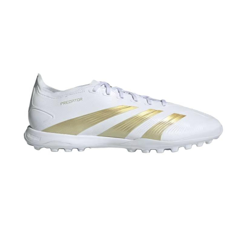 

Новые Adidas Predator League Turf Облачно-белый Золотистый металлик Песочно-бежевый Мет IF6378 42.5