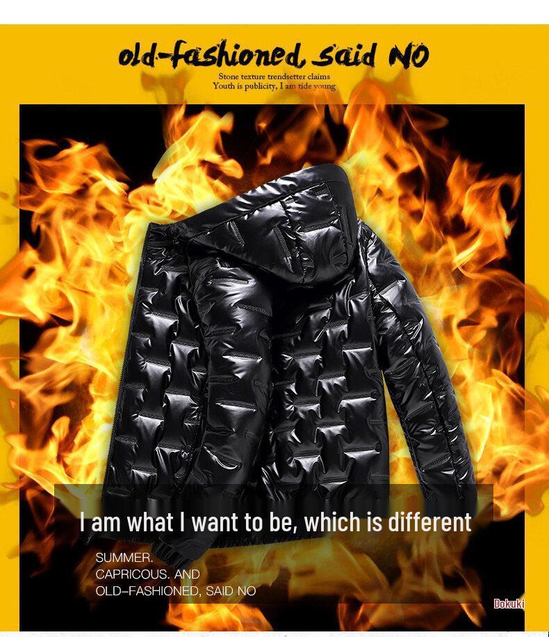 Men's Hooded Winter Cotton Down Jacket