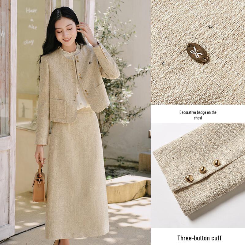 Xiangying Women's French Style Skirt Set