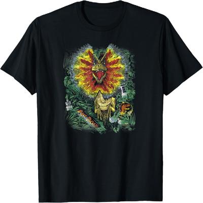 Jurassic Park Starry Dilophosaurus Stare T-Shirt
