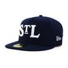 [New Era] Rickwood Classic Model Cap 59FIFTY St. Louis Stars MLB RICKWOOD CLASSIC ON-FIELD AUTHENTIC CAP NAVY ST.LOUIS STARS Hat 5950 Sz7-38 [Used]