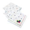 Gauze Handkerchief Gauze Set of Made In 35 X 35 Childbirth Baby Baby Gift Blue [MIKI HOUSE] Set, Handkerchief, Towel, 2, 100% Cotton, Japan, Cm,