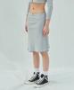 Sleepy Bear Pure Gray Midiskirt