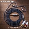 KEYSION 24 Core 5N OFC High Purity HIFI Earphone Upgrade Balance Cable 3.5/4.4mm Plug MMCX/0.78 2Pin/for TFZ IEM Headphone Cable