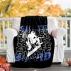 skateboard Theme Printed Blanket - Perfect for Couch, Bed, Travel & Outdoor Use | Machine Washable, Cozy & Durable.