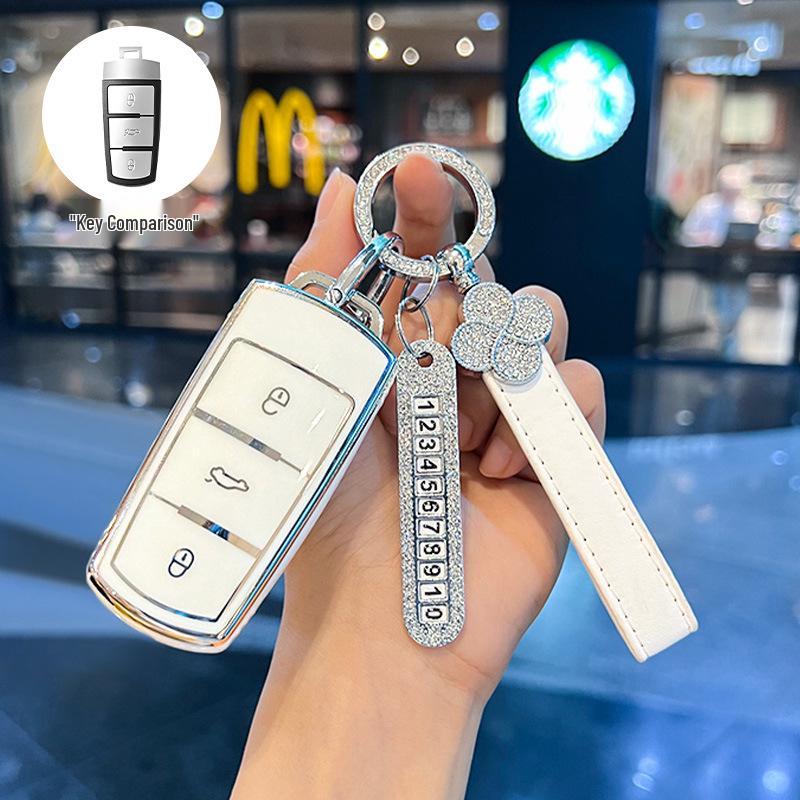 High-Grade Protective Case for Volkswagen Old Magotan B7, 2013-2016 CC Models Key Fob