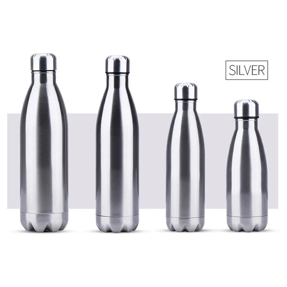 High-Quality 350/500/750/1000ml Double-wall Creative Water Bottle Stainless Steel Beer Tea Coffee Portable Sport Vacuum Cup