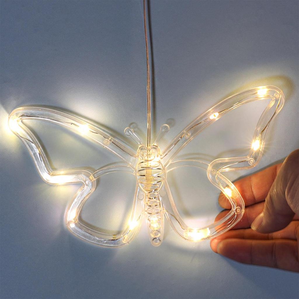 LED Butterfly Lights Battery Powered Window Decor Butterfly Lights For Bedroom For Lawn Garden Bedroom Outdoor Wall Yard Room
