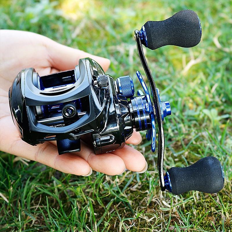 Baitcasting Reels Dubbla Brake Systems Baitcaster Reels Reel 7.0 Gear Ratio Fishing Reel Baitcast